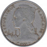 Монета. Французское Сомали. 5 франков 1959 год. ав.