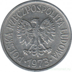 Монета. Польша. 20 грошей 1973 год. 