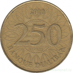 Монета. Ливан. 250 ливров 2000 год.