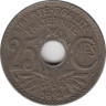 Монета. Франция. 25 сантимов 1924 год. ав.
