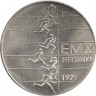 Аверс.Монета. Финляндия. 10 марoк 1971 год. 10 Чемпионат Европы по лёгкой атлетике.