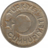 Монета. Турция. 25 курушей 1945 год. рев.