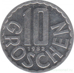 Монета. Австрия. 10 грошей 1982 год.