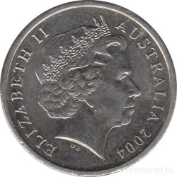 Монета. Австралия. 5 центов 2004 год.