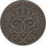 Монета. Швеция. 2 эре 1944 год . ав.