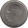 Монета. Румыния. 100 лей 1938 год. ав.