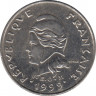 Монета. Французская Полинезия. 10 франков 1999 год. ав.