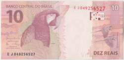 Банкнота. Бразилия. 10 реалов 2010 год. Тип 254c.