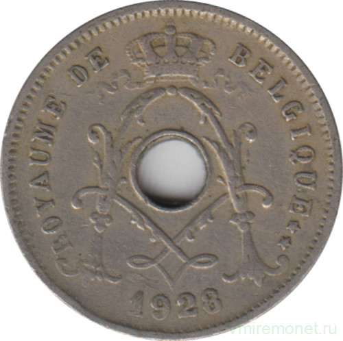 Монета. Бельгия. 5 сантимов 1928 год. BELGIQUE.