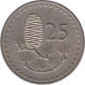 Монета. Кипр. 25 милей 1973 год. рев.