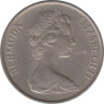 Монета. Бермудские острова. 5 центов 1981 год. рев.