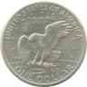 Монета. США. 1 доллар 1971 год. Монетный двор S. Серебро.