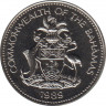 Монета. Багамские острова. 5 центов 1989 год. ав.