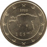 Монета. Эстония. 10 центов 2022 год. ав.