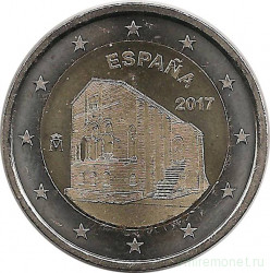 Монета. Испания. 2 евро 2017 год. Овьедо.