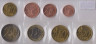 Монета. Германия. Набор евро 8 монет 2003 год. 1, 2, 5, 10, 20, 50 центов, 1, 2 евро. (D). рев.