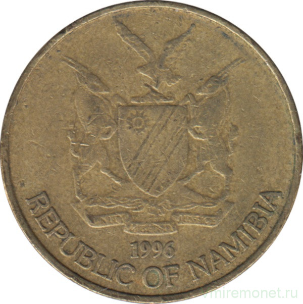 Монета. Намибия. 1 доллар 1996 год.