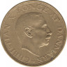 Монета. Дания. 1 крона 1942 год. рев.