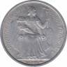 Монета. Новая Каледония. 5 франков 1952 год.  ав.