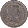 Монета. Бразилия. 100 рейсов 1927 год.