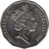 Монета. Австралия. 50 центов 1988 год. 200 лет Австралии. рев.