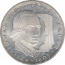 Монета. ФРГ. 10 марок 1994 год. 250 лет со дня рождения Иоганна Готфрида Гердера. ав.