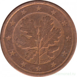Монета. Германия. 1 цент 2004 год. (J).