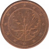 Монета. Германия. 1 цент 2004 год. (J). ав.