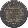 Монета. Андорра. 2 евро 2022 год. ав.