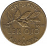  Монета. Албания. 0,10 лека 1940 год. ав.