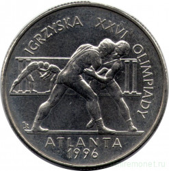 Монета. Польша. 2 злотых 1995 год. XXVI летние Олимпийские Игры, Атланта 1996.