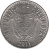 Монета. Колумбия. 50 песо 2011 год. ав.