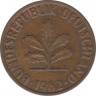 Монета. ФРГ. 2 пфеннига 1962 год. Монетный двор - Карлсруэ (G). ав.