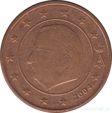 Монета. Бельгия. 1 цент 2004 год.
