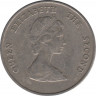 Монета. Восточные Карибские государства. 25 центов 1981 год. рев.