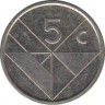 Монета. Аруба. 5 центов 2009 год. рев.
