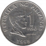 Монета. Филиппины. 1 песо 1998 год. ав.