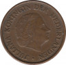 Монета. Нидерланды. 5 центов 1969 год. Петух. рев.