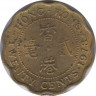 Монета. Гонконг. 20 центов 1978 год. ав.