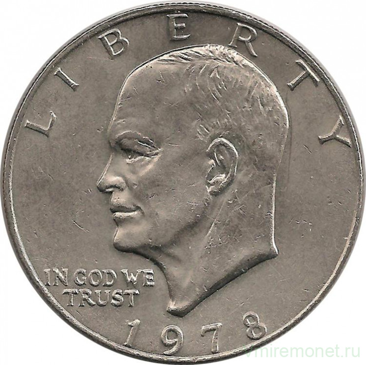 Монета. США. 1 доллар 1978 год.