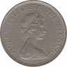 Монета. Фолклендские острова. 10 пенсов 1983 год. ав.