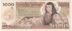 Банкнота. Мексика. 1000 песо 1985 год. Тип 85(24) YN.
