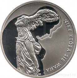 Монета. Польша. 10 злотых 2008 год. Збигнев Херберт.