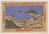 Бона. Нотгельд. Германия. Город Бремен. 50 пфеннигов 1923 год. Серия B. Вариант 166.1.2.2. рев.