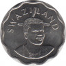 Монета. Свазиленд. 5 центов 2002 год. рев.