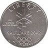 Монета. США. 1 доллар 2002 год (P). XIX летние Олимпийские Игры в Солт-Лэйк-Сити. рев.
