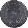 Монета. Гватемала. 5 сентаво 2014 год. ав.