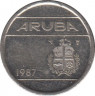 Монета. Аруба. 5 центов 1987 год. ав.