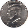 Монета. США. 50 центов 2001 год. Монетный двор P. ав.