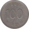 Монета. Южная Корея. 100 вон 1987 год. ав.